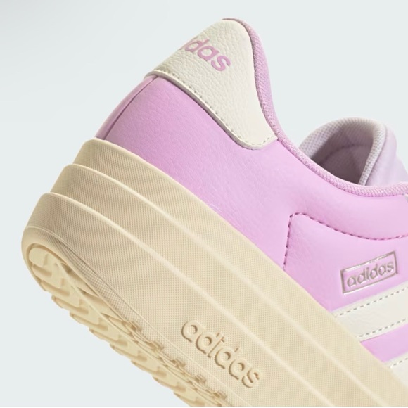 Adidas Women’s VL Court Bold Shoes Size 9 Bliss Lilac / Off White / Ice Lavender - Picture 8 of 8